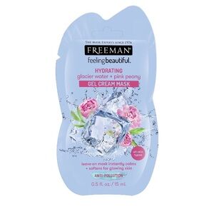 💧 4/$20 Hydrating Glacier Water & Pink Peony Gel Cream Facial Mask